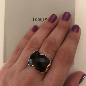 Tous Black Onix Ring